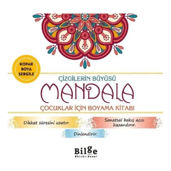Çizgilerin Büyüsü - Mandala Çocuklar İçin Boyama Kitabı - Görsel 3
