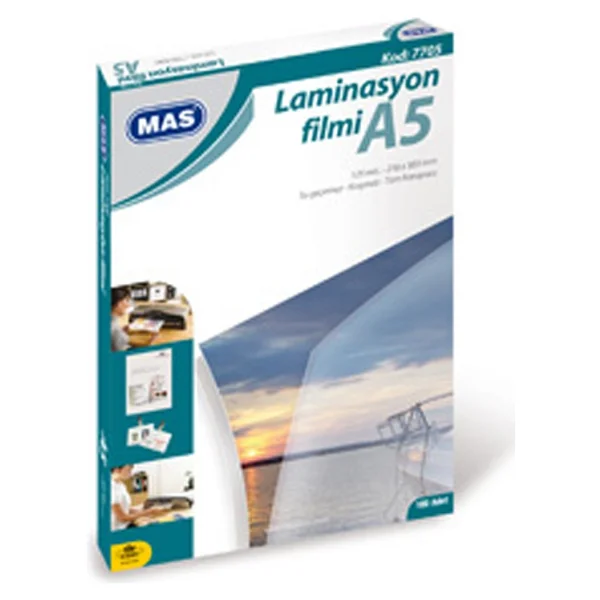 Mas Laminasyon Filmi Parlak A5 125 MIC 7705 - Görsel 2