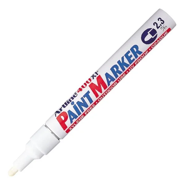 Artline Markör Yuvarlak Uçlu 2.3 Mm Beyaz Ek-400Xf - Görsel 2