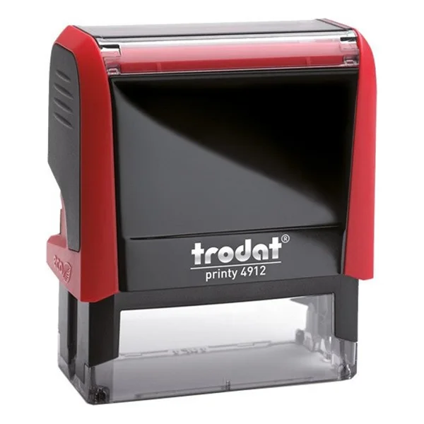 Trodat Standart Kaşe Otomatik 47x18 Kırmızı Kasa Kırmızı Keçe 4912 - Görsel 2