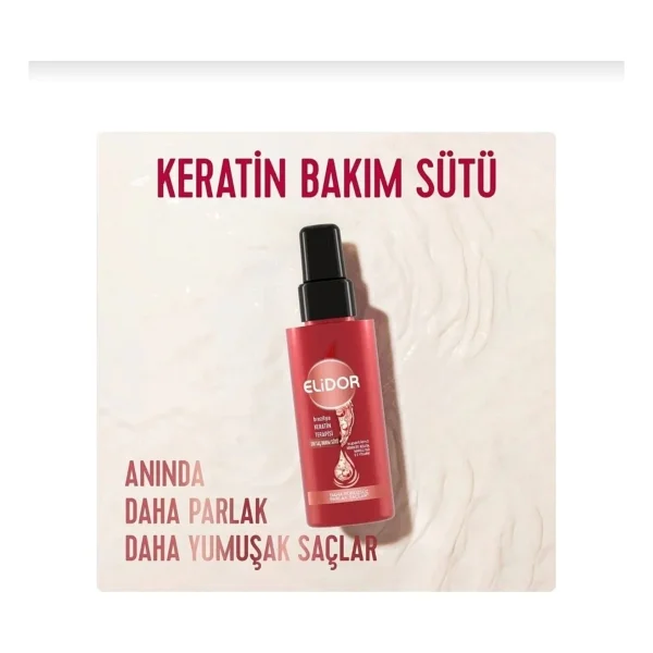 Elidor Brezilya Keratin Terapisi Bakım Kürü 90 ml Saç Serumu - Görsel 3