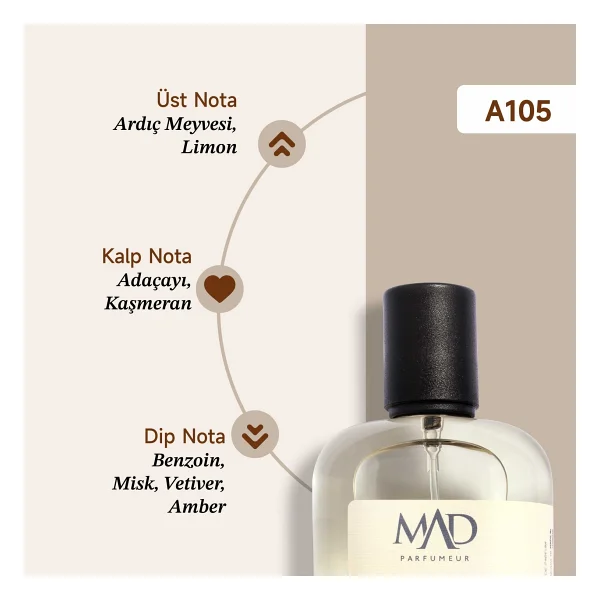 MAD A105 Selective 50 ml Erkek Parfüm - Görsel 4