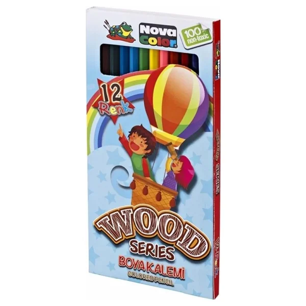 Nova Color 12 Renk Uzun Metal Tüp Kuru Boya - Görsel 2