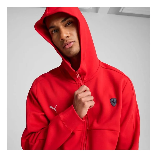 Puma Scuderia Ferrari Style 627094-02 Kırmızı Erkek Eşofman Üstü - Görsel 6