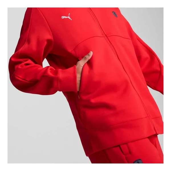 Puma Scuderia Ferrari Style 627094-02 Kırmızı Erkek Eşofman Üstü - Görsel 8