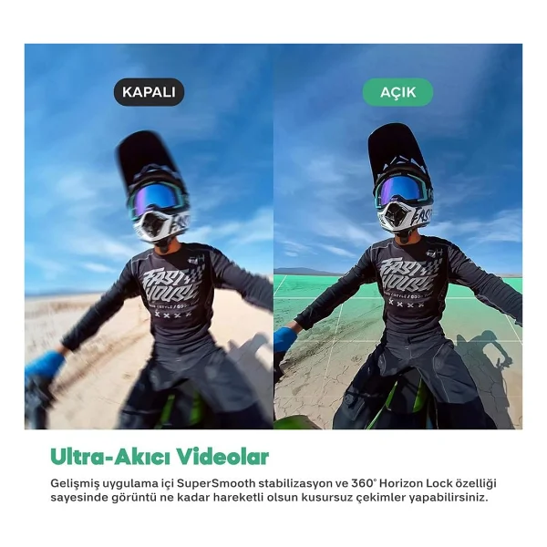 Akaso 360 Standard Combo Aksiyon Kamerası - Görsel 4