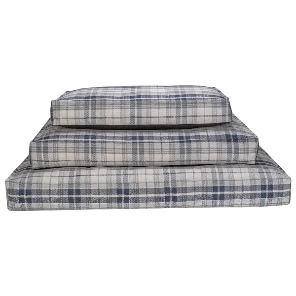 Pet Comfort Lima Mavi Kareli Köpek Yatağı S 70x40cm - Görsel 4
