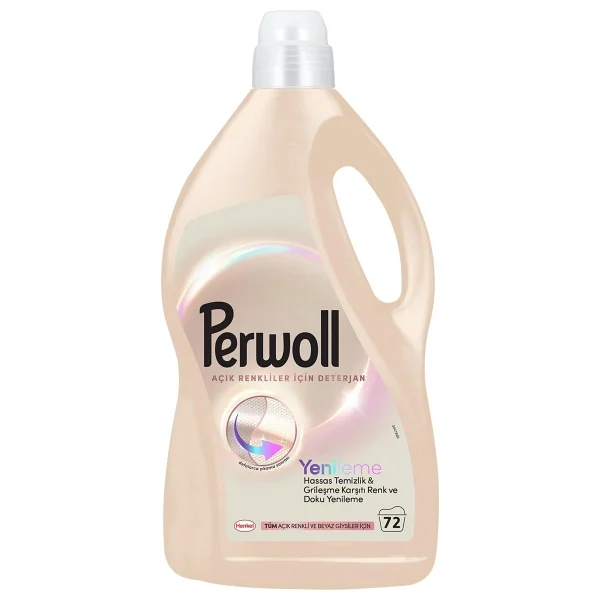 Perwoll Yenileme Açık Renkliler için Sıvı Deterjan 72 Yıkama 3.96 lt - Görsel 6