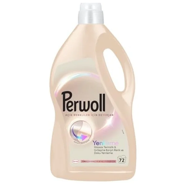 Perwoll Yenileme Açık Renkliler için Sıvı Deterjan 72 Yıkama 3.96 lt - Görsel 2