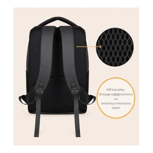 Perababy Kabin Boy Puset Taşıma Çantası, Cybex Libelle Uyumlu Sırt Çantası - Çok Renkli - Görsel 3