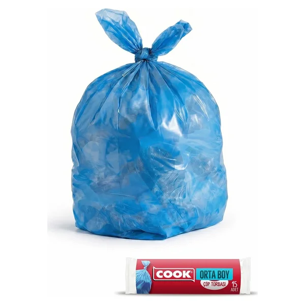 Cook Orta Boy Çöp Poşeti 15'li - Görsel 5