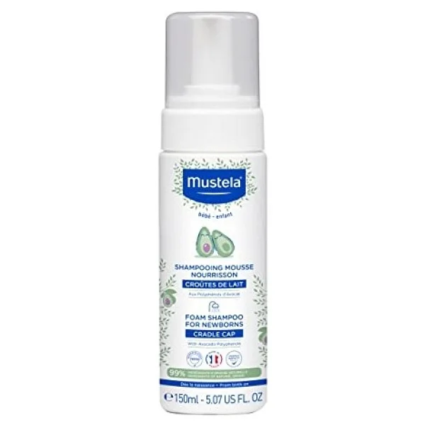 Mustela 150 ml Saç Pullanmalarına Karşı Köpük Şampuan, Yenidoğan Bebekler Için - Çok Renkli - Görsel 2