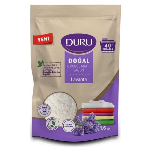 Duru Lavanta 1600 gr Granül Matik Sabun - Görsel 3