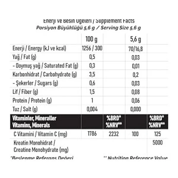 Hdg Serıals Kreatin Monohidrat Classic 300 Gr - Görsel 5