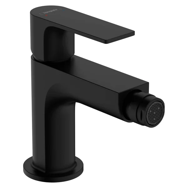 hansgrohe 72211671 Rebris E Tek Delikli Mat Siyah 1.5 GPM Bide Bataryası - Görsel 2