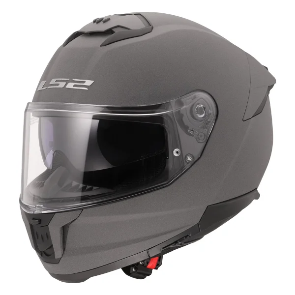 LS2 Stream 2 Mat Concrete Full Face Motor Kaskı - Görsel 6