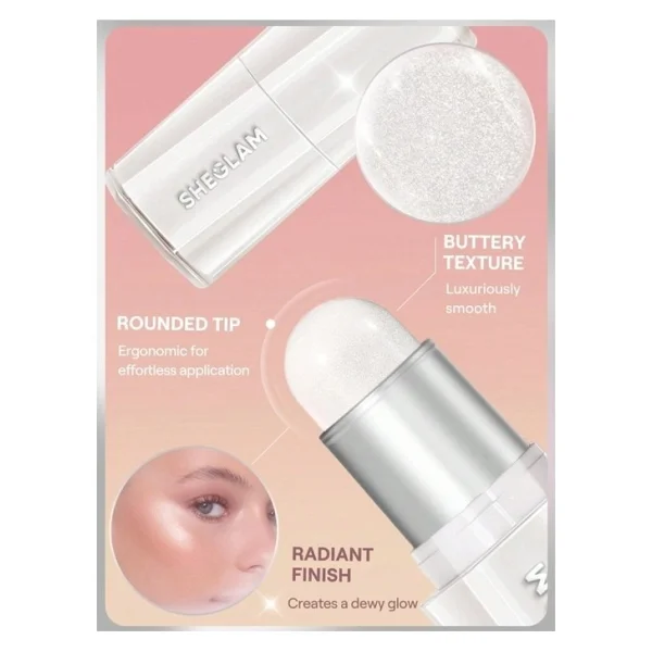 Sheglam Buttery Bling Vanilla Frost Stick Highlighter - Görsel 8