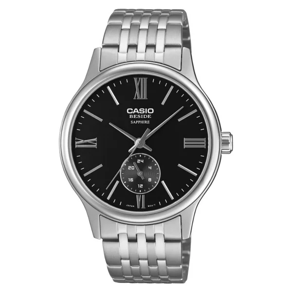 Casio Standart BMS-100D-1AVDF Çelik Kordon Siyah Erkek Kol Saati - Görsel 4