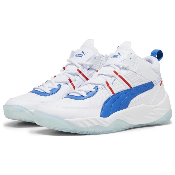 Puma Rebound Future Nextgen 392329-06 Beyaz-Mavi Basketbol Ayakkabısı - Görsel 9