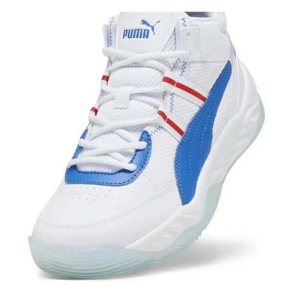 Puma Rebound Future Nextgen 392329-06 Beyaz-Mavi Basketbol Ayakkabısı - Görsel 4