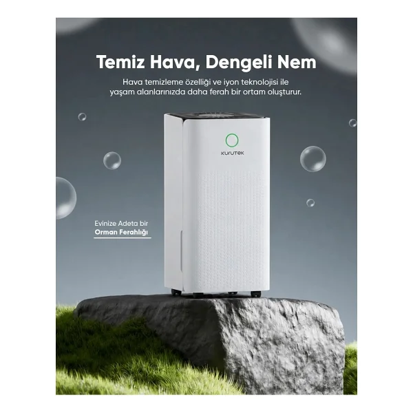 Kurutek KT10 Nem Alma Ve Hava Temizleyici - Görsel 4