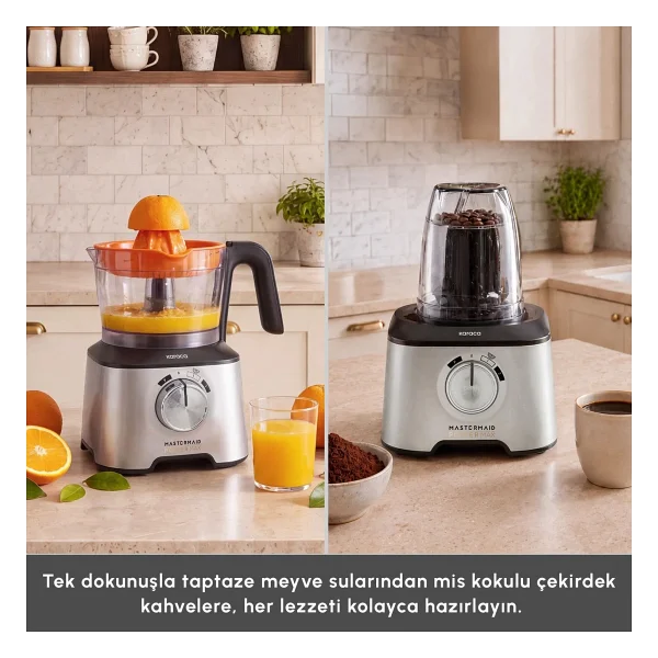 Karaca Mastermaid Power Max 12in1 2500 W Mutfak Robotu - Görsel 5