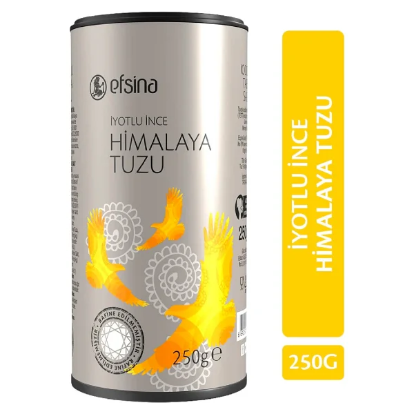 Efsina İyotlu İnce Himayala Tuzu 250 gr - Görsel 2