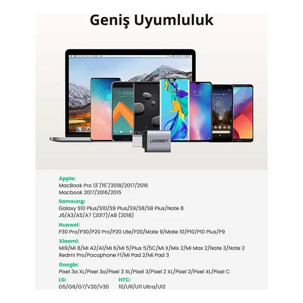 Ugreen Type-C to USB 3.0 Dönüştürücü - Görsel 5
