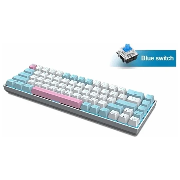 E-Yooso Z-686 Blue Switch Mekanik Oyuncu Klavyesi - Görsel 2