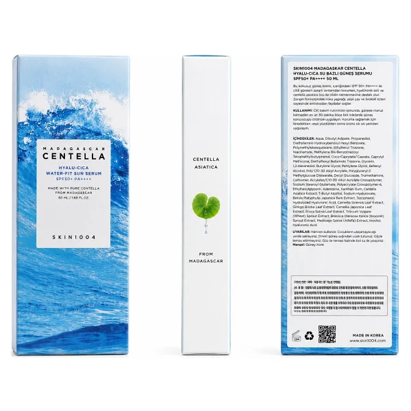 Skin1004 Madagascar Centella Hyalu Cica Water-Fit 50 ml 50 Faktör Güneş Serumu - Görsel 2
