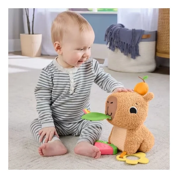Fisher Price Yumuşak Kapibara Peluş HYR54 - Görsel 3