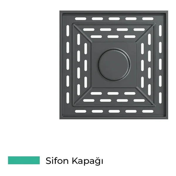 RealStone Victoria Granit Krem Akıllı Eviye - Görsel 4