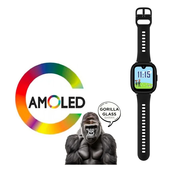 Wiky Watch 5 Plus Siyah Akıllı Çocuk Saati - Görsel 2