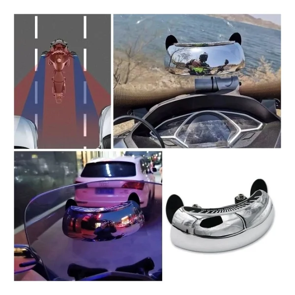 Motosiklet İçin Dayanıklı Geniş Açı Görme Ve Kör Nokta Aynası - Görsel 2