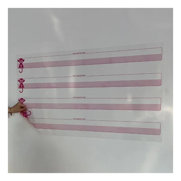 Kılavuz Çizgili Akıllı Kağıt Yazı Tahtası Duvarda İz Bırakmaz Statik Yeni Müfredata Uygun 100X56cm - Görsel 2