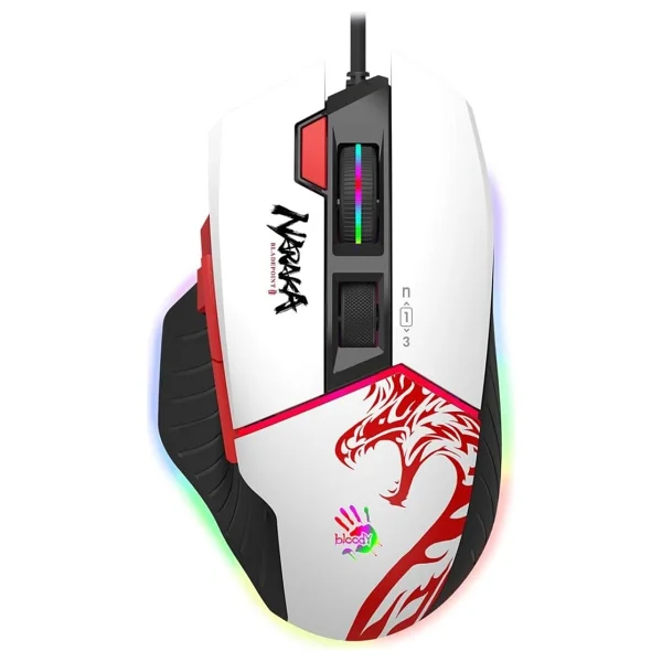 Bloody W95 Max Naraka Makrolu Optik Kablolu Oyuncu Mouse - Görsel 2