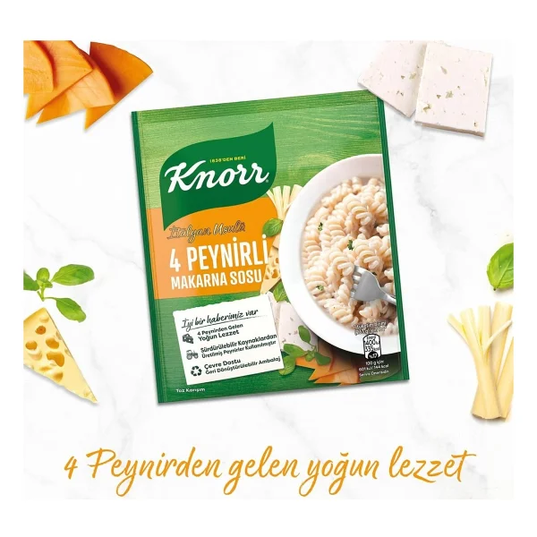 Makarna Sosu Italyan Usulü 4 Peynirli 50 G - Görsel 5