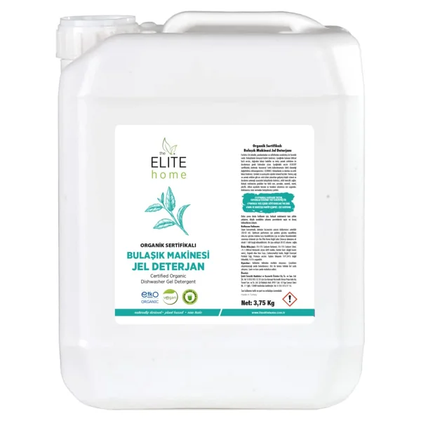 The Elite Home Organik Sertifikalı Jel Bulaşık Makinesi Deterjanı (Kokusuz, 3.75 Kg) - Standart - Görsel 3