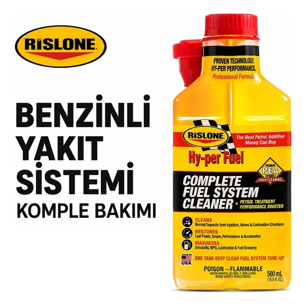 Rislone Benzinli Yakıt Sistemi Komple Bakımı 500 ml - Görsel 2