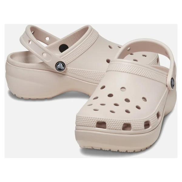 Crocs Classic Platform Clog 206750-6UR Pudra Kadın Terlik - Görsel 6