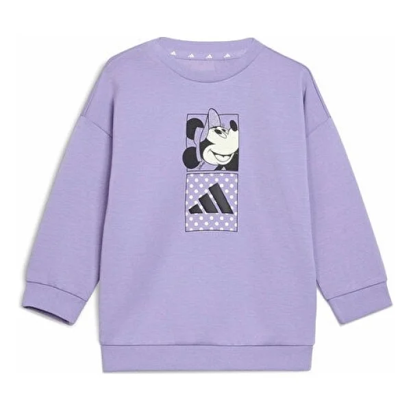Adidas Disney Minnie Mouse KG6114 Lila Bebek Eşofman Takımı - Görsel 3