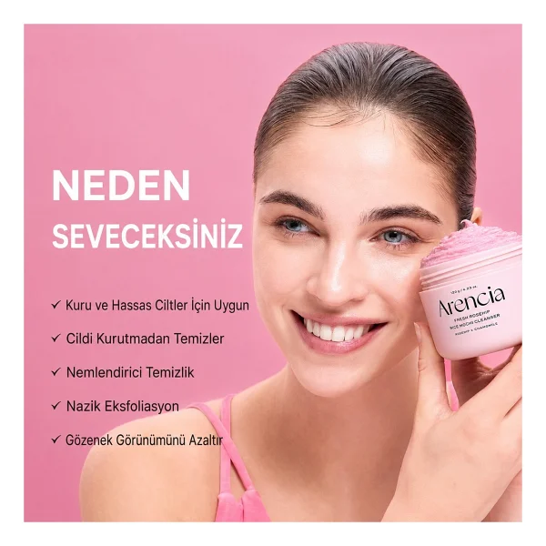 - Fresh Rosehip Rice Mochi Cleanser(Nemlendirici Temizleyici) 120 gr - Görsel 4