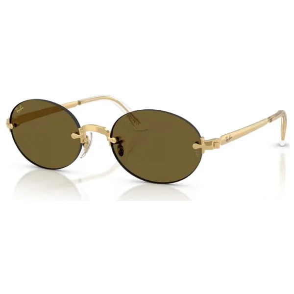 Ray-Ban Asap Rocky 3929 001/73 Arista Gold-Dark Brown Güneş Gözlüğü - Görsel 4