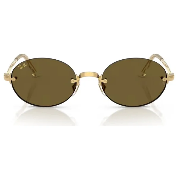 Ray-Ban Asap Rocky 3929 001/73 Arista Gold-Dark Brown Güneş Gözlüğü - Görsel 3