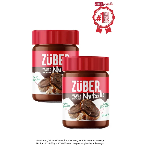 Züber Nutzilla Kakaolu Fındık Kreması 315 gr 2'li - Görsel 9
