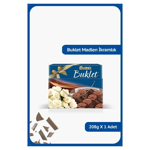 Ülker Buklet Kutu Madlen Çikolata 208 gr - Görsel 2