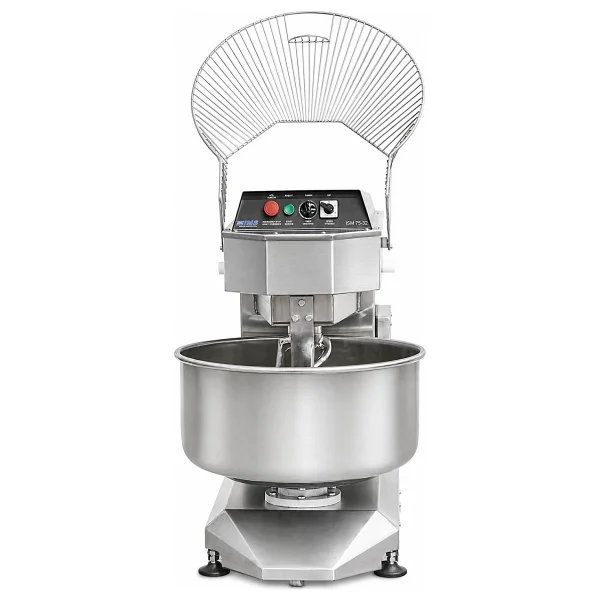 Dirmak ISM 75-32 CR Spiral Hamur Yoğurma Makinası 75 Lt Kazan 35 Kg Un Kapasiteli İki Devirli Krom Gövde380v/3p/50hz - Görsel 2