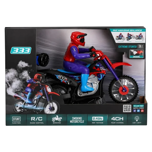 333-TJ24161B-UZAKTAN Kumandalı Duman Atan Hız Motoru - Renkli - Görsel 2