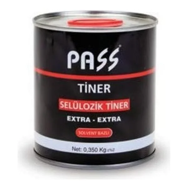 Pass Selülozik Tiner 1/2 350 ML - Görsel 2