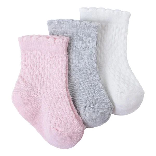 HelloBaby Kız Bebek 3lü Soket Çorap Pembe 3-4 Yaş - Görsel 3